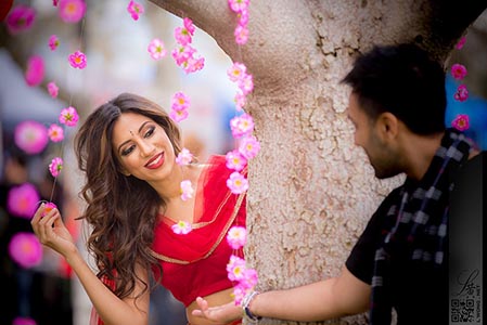 That classic Bollywood tree pose