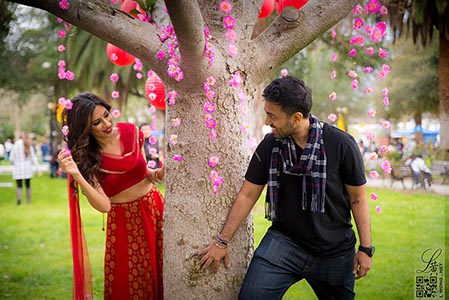 That classic Bollywood tree pose